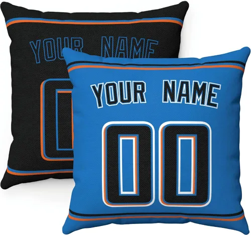 Miniatura 12 de ANTKING Paquete de 2 almohadas personalizadas con cualquier nombre y número, regalo personalizado para hombres, mujeres y niños Para Philadelphia