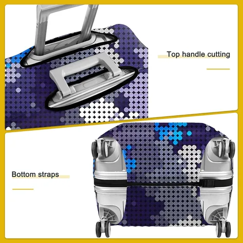 Miniatura 9 de Cubierta protectora de equipaje de PVC, protector de cubierta de maleta transparente,Funda protectora de equipaje transparente para maleta