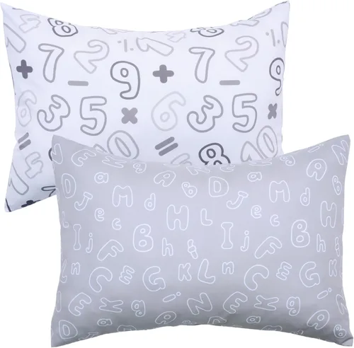 Miniatura 18 de Fundas de almohada para niños pequeños, paquete de 2 fundas de almohada que se adaptan a almohadas de 13 x 18 o 12 x 16 pulgadas, funda de almohada