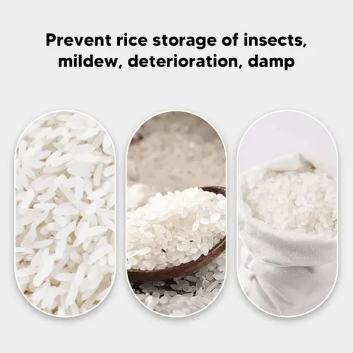 Miniatura 8 de Recipiente de almacenamiento de arroz, dispensador de arroz de plástico con taza medidora, dispensador hermético de granos con escala Claer, 3.3 lbs