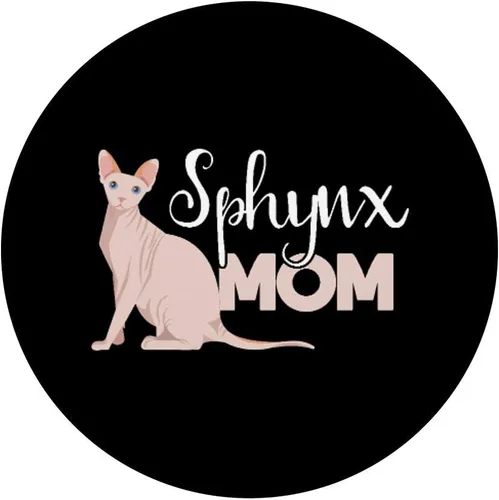 Miniatura 3 de Sphynx Slogan - Soporte y agarre para teléfonos y tabletas, Negro
