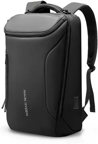 MARK RYDEN Mochila de negocios para hombres, mochila impermeable de alta tecnología con diseño de forma de coche deportivo y puerto de carga USB,