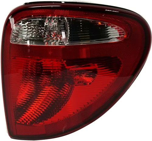 Luz trasera halógena bombilla trasera derecha lado pasajero transparente y rojo lente trasera luz trasera luz de freno minivan CH2801157 68241334AA