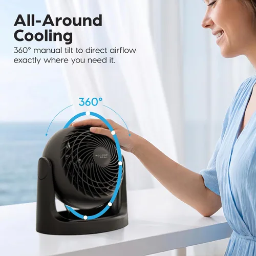 Miniatura 7 de IRIS USA, Inc. - Ventilador pequeño de circulación de aire