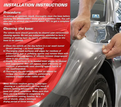 Miniatura 4 de Media capucha y manijas de puerta precortadas con protector de piedra, película protectora de pintura, sujetador transparente PPF kit de corte