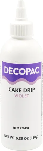 Miniatura 11 de DecoPac Goteo de pastel, color negro, sabor a vainilla, chocolate mate, 6.35 onzas