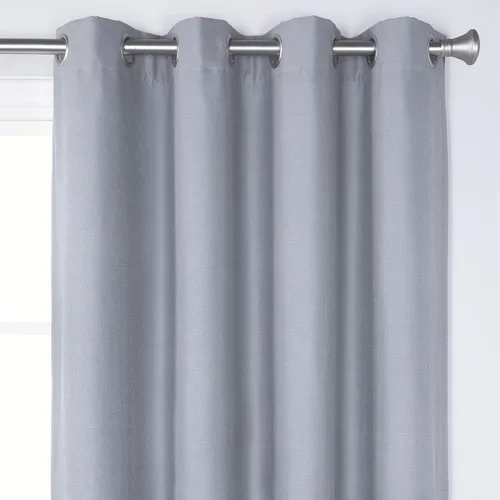 Miniatura 3 de SUN+BLK Nantes - Panel de cortina individual con aislamiento total con ojales, reducción de ruido, bloqueo de luz, gris claro, 52 x 95 pulgadas