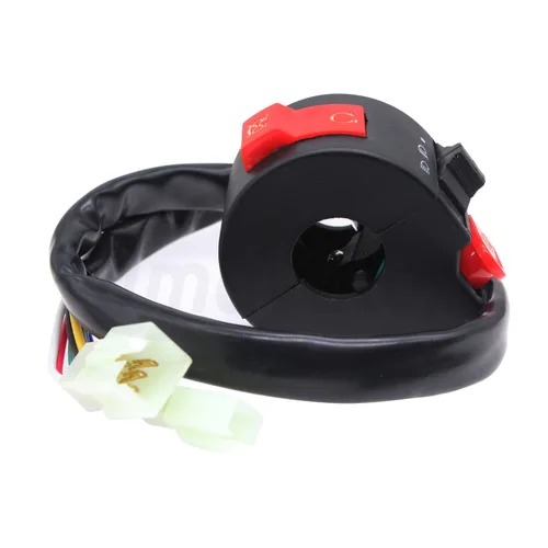 Miniatura 4 de Conjunto de interruptor de luz de arranque izquierdo, 8 cables, 3 funciones, enchufe macho apto para 50cc 70 cc 90cc 110 cc 125cc 150cc ATV Quad 4