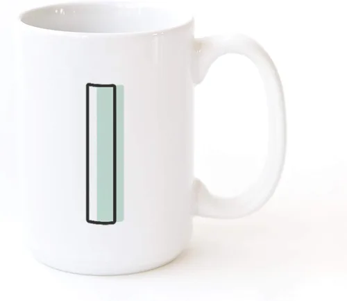 Miniatura 6 de The Cotton & Canvas Co. Candy Pop - Taza de café personalizada con monograma inicial con letra H y cerámica, para ella, para él