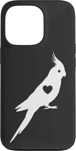 Miniatura 10 de Bird Cockatiel Heart Silhouette, Proud Bird Parent Case for iPhone XR