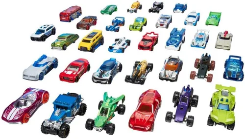 Miniatura 5 de Mattel Hot Wheels caja con 72 autos de juguete fundidos a presión básicos, al azar