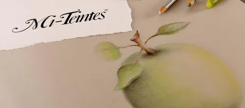 Miniatura 2 de CANSON Mi-Teintes - Paquete de papel A4 de 5.64 oz/m², doble cara: panal y grano fino, 10 hojas de colores cálidos, para artistas e ilustradores