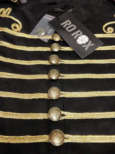 Miniatura 3 de Ro Rox Napoleon Military Drummer Parade - Chaqueta militar Steampunk
