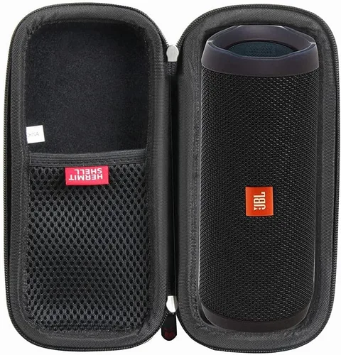 Miniatura 8 de Hermitshell Funda de viaje rígida de EVA compatible con altavoz Bluetooth portátil a prueba de salpicaduras JBL Flip 3 / Flip 4 (azul)
