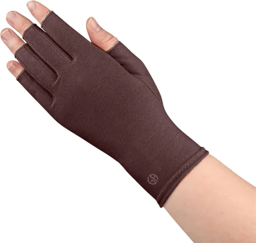 Miniatura 12 de GRACE & ABLE Guantes de compresión para artritis - Dedo abierto, mezcla de algodón, soporte de mano ligero y transpirable