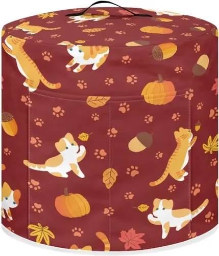 Miniatura 35 de Cubierta antipolvo para olla a presión con estampado floral de pájaros, compatible con 3 cuartos de galón, cubierta antipolvo instantánea duradera