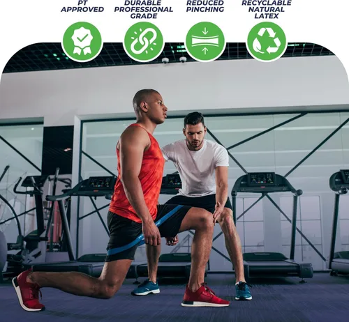 Miniatura 6 de Bandas elásticas de resistencia, bandas de ejercicio ajustables de 6 niveles para entrenamiento de cuerpo completo, bandas de fitness portátiles