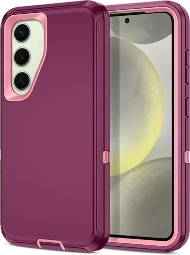 Miniatura 16 de I-HONVA para Samsung Galaxy S21 FE 5G, Funda Resistente a Golpes, Polvo y Caídas de 3 Capas, Protección Completa del Cuerpo