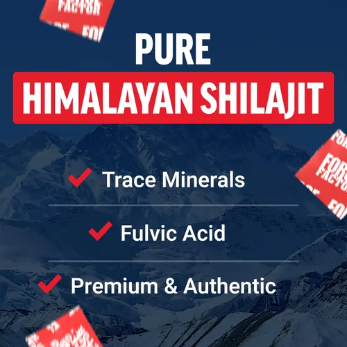 Miniatura 3 de Force Factor Supreme Shilajit, shilajit del Himalaya prémium para hombres y mujeres, promueve la energía, la resistencia, la salud inmunológica