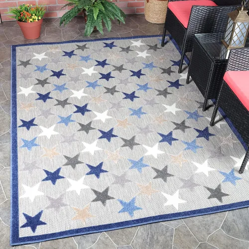 Miniatura 11 de SUPERIOR - Alfombra de interior y exterior, perfecta para patio, dormitorio, cocina, sala de estar, entrada, cuarto de juegos, guardería, cubierta