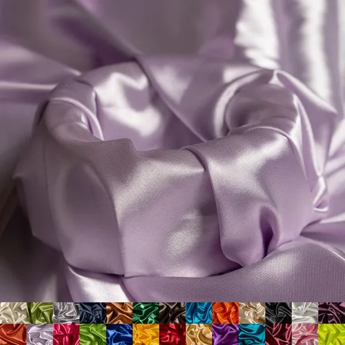 Miniatura 17 de Ice Fabrics The Yard - Tela de satén elástica Charmeuse de 58/60 pulgadas de ancho, sedosa y suave para coser ropa, vestidos, vestidos de noche