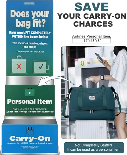 Miniatura 68 de Bolsa de viaje para mujer, bolsa deportiva para gimnasio, H-Negro