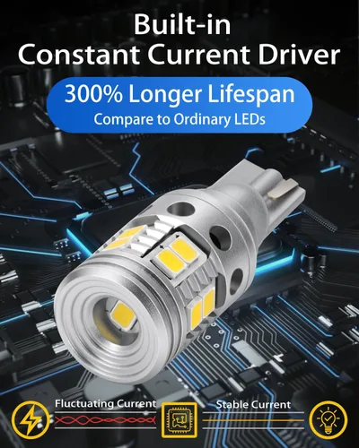 Miniatura 2 de Bombilla LED 921 de marcha atrás, lámpara de respaldo súper brillante 912 automotriz W16W Pickup Truck 6000K blanco Can-bus libre de errores T15