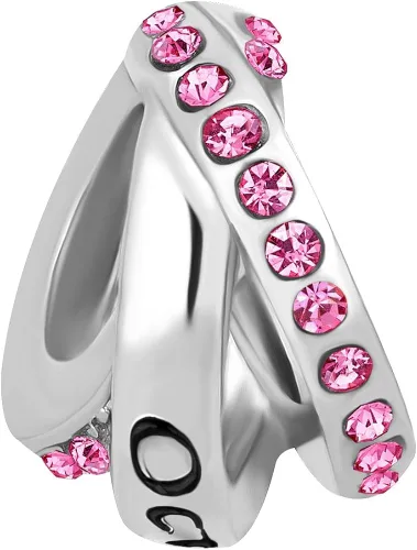 Miniatura 2 de LovelyJewelry Dijes de piedra natal simulada de cumpleaños de abril para pulseras de cadena de serpiente vidrio
