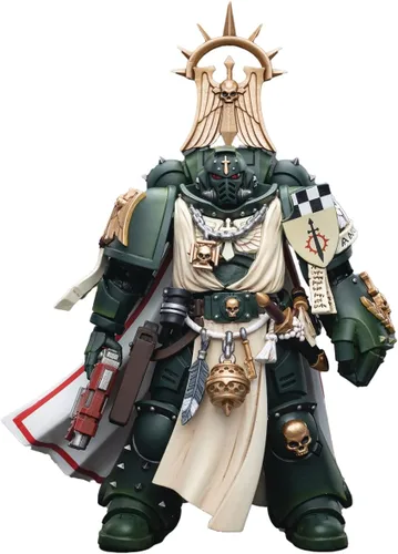 Miniatura 7 de JOYTOY Warhammer - Figuras de acción 40K 1/18 Dark Angels Intercessors, 4 unidades, modelo coleccionable para niños de 15 años o más, 4.8 pulgadas