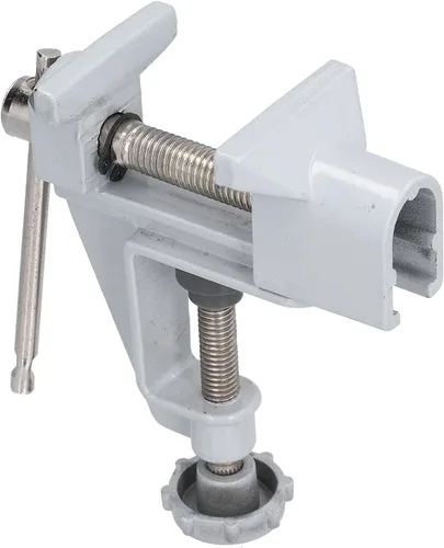 Miniatura 2 de Tornillo de mesa, herramienta de tornillo de banco y tubería, abrazadera multifuncional para mesa resistente, abrazadera de tornillo de banco