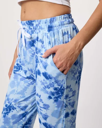Miniatura 4 de Real Essentials - Pantalones, paquete de 3 unidades Real Essentials - Pantalones deportivos de yoga ultra suaves para mujer con bolsillos y cordón