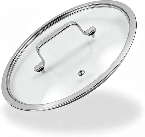 Miniatura 18 de Tapa de vidrio templado de 6 pulgadas, repuesto universal para olla y sartén para cocina en casa, cubierta de utensilios de cocina apta