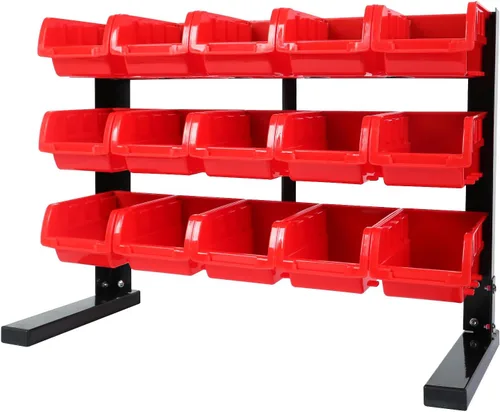Miniatura 8 de Maxworks 80694 30-Bin Soporte de almacenamiento para pared para Tuercas, Pernos, tornillos, clavos, abalorios, Botones, otras pequeñas partes