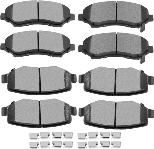 Miniatura 21 de SCITOO - Juego de pastillas de freno de cerámica, 8 pastillas de freno para Honda CR-V 2002-2004, 2003-2011 para Honda Element