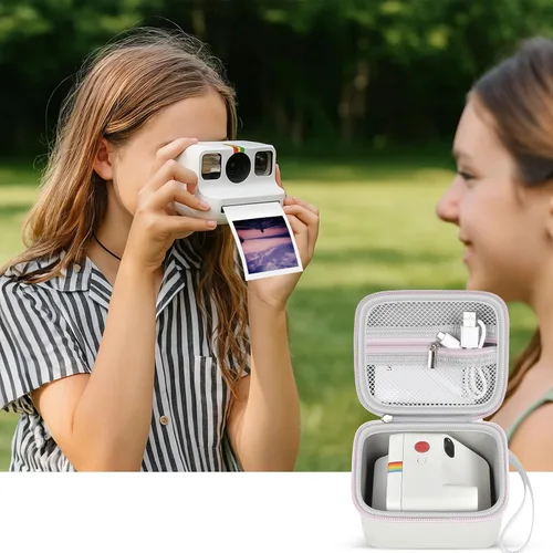 Miniatura 6 de ANKHOH Estuche para cámara digital Polaroid Go Generación 2 Gen 2/9035/9071/9070 Mini Cámara Instantánea, Almacenamiento de cámaras de película