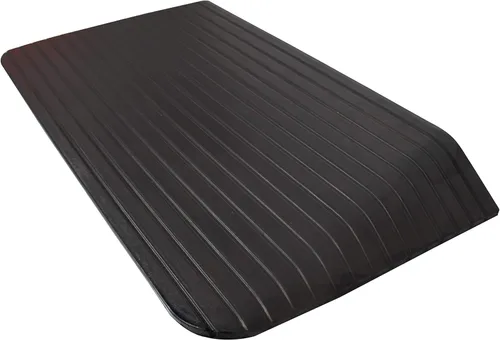 RK-RTR05 Rampa de umbral para silla de ruedas eléctrica de goma sólida (1 unidad, 35 x 18 x 3 pulgadas)