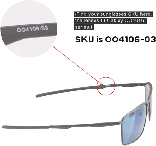 Miniatura 4 de Walleva Lentes de repuesto para Oakley Conductor 6 gafas de sol Múltiples opciones disponibles