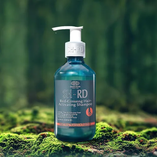 Miniatura 6 de SH-RD Champú activador de ginseng rojo para cabello adelgazante Extracto de hierbas, romero, vitamina B5 Levantamiento de raíces, control