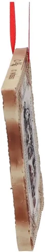 Miniatura 3 de Nemesis Now Adorno colgante de boleto expreso de Harry Potter Hogwarts con licencia oficial de 3.7 in, color crema