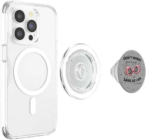Miniatura 3 de Harry Potter Luna Lovegood Spectrespecs PopSockets MagSafe PopGrip negro para iPhone