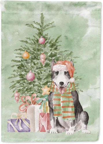 Miniatura 41 de Caroline's Treasures CK8213GF Bulldog Inglés #2 Regalos de Navidad y árbol de jardín Bandera de buzón Bandera decorativa para patio exterior, patio