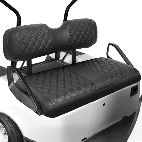 Miniatura 12 de iLSKW Fundas de Asiento para Carrito de Golf Yamaha G22 G8 G9 G16 G19 G2 Cubierta OEM Delantera, Vinilo de Cuero Fino con Textura de Diamante