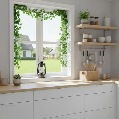 Miniatura 7 de CEWOR Paquete de 10 enredaderas artificiales para decoración de habitaciones, guirnalda de hiedra artificial, enredaderas falsas para colgar plantas