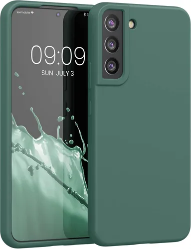 Miniatura 67 de kwmobile Funda compatible con Samsung Galaxy S22 - Funda de silicona TPU con acabado suave - Blue Reef