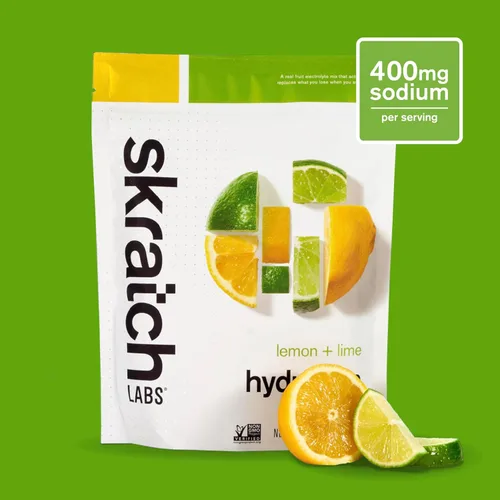 Miniatura 2 de Skratch Labs Polvo de Hidratación Mezcla de Bebida Deportiva Polvo de Electrolitos para Ejercicio, Resistencia y Rendimiento Limón + Lima 20