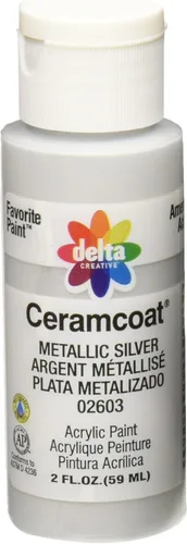 Miniatura 8 de Delta Creative Ceramcoat - Pintura acrílica metálica y perla en varios colores (2 onzas), color aguamarina Cool Pearl