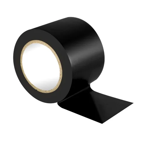 Miniatura 8 de Maveek 2 rollos de cinta eléctrica de PVC de 2 pulgadas, impermeable, cinta aislante de reparación, rollo de color negro, para tuberías o ventanas