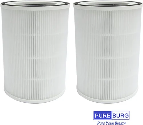 Miniatura 3 de PUREBURG Filtro de repuesto compatible con TCL Breeva A3, Breeva A5 purificador de aire, H13 True HEPA y capa de carbón activado, paquete de 2