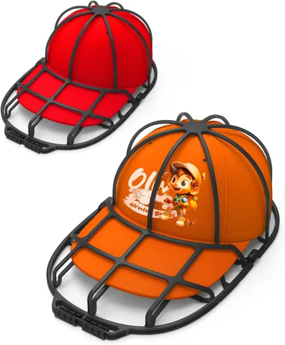 Miniatura 13 de XQXA Jaula para lavar sombreros, no necesita montaje, ajuste perfecto para sombreros de adultos y niños, ideal para gorras de béisbol, seguro para 1