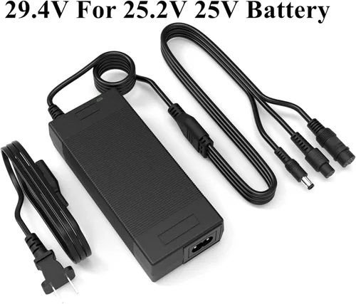 Miniatura 2 de Cargador de scooter eléctrico de 29.4 V 2A, 3 en 1 de repuesto para 25.2 V 25 V de litio Hoverboard E-Bike Scooter gotrax, hiboy, Jetson
